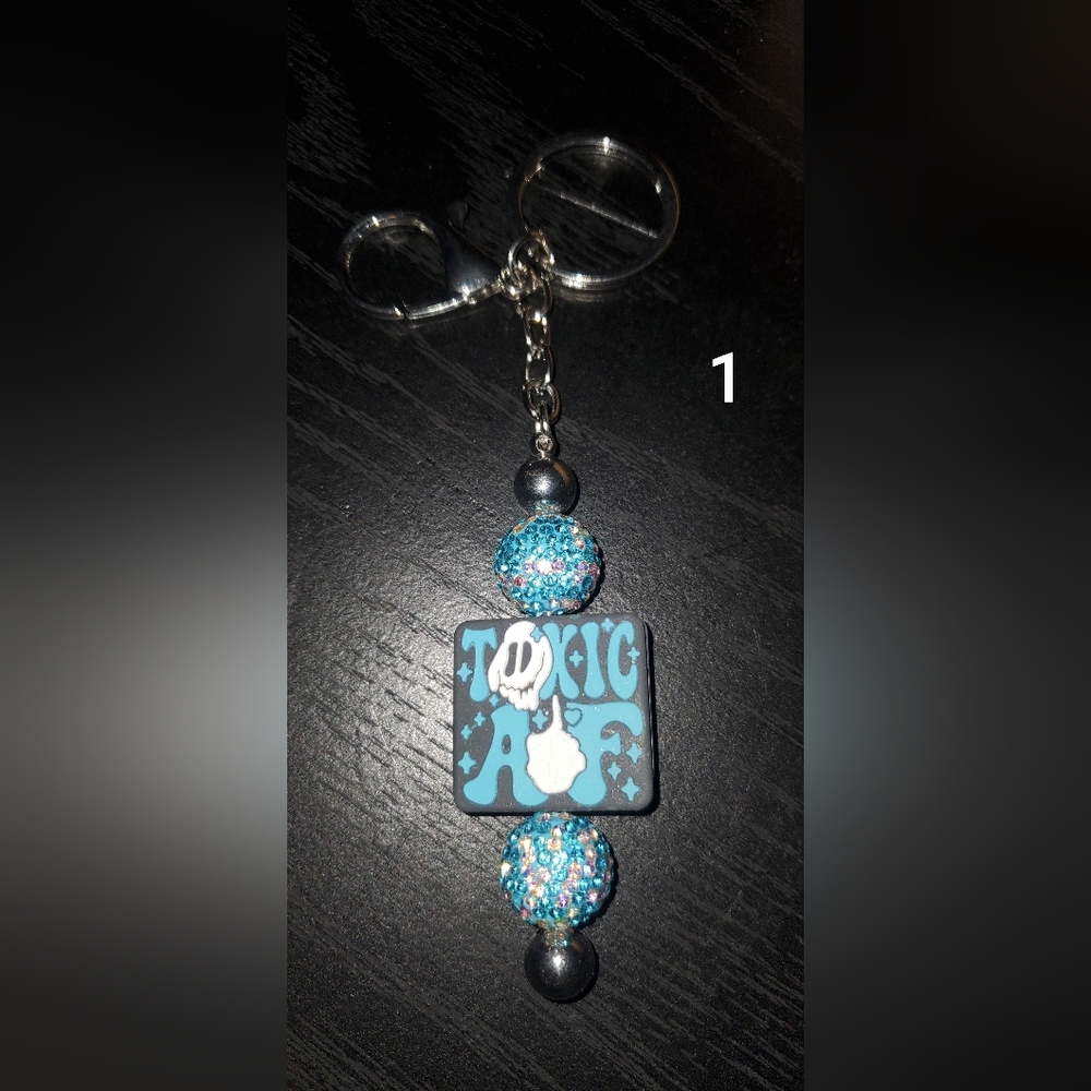 Beaded keychains
